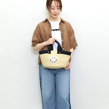 ビーズ刺繍かごバッグ 2026新作 COOCO SMILEY 送料無料 即日発送-25