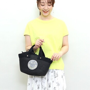 ビーズ刺繍かごバッグ 2026新作 COOCO SMILEY 送料無料 即日発送-3