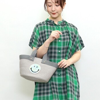 ビーズ刺繍かごバッグ 2026新作 COOCO SMILEY 送料無料 即日発送-5