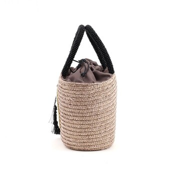 ール刺繍ビーズハンドル かごバッグ　2026新作 COOCO SMILEY パ 送料無料 即日発送-5