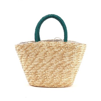 ール刺繍ビーズハンドル かごバッグ　2026新作 COOCO SMILEY パ 送料無料 即日発送-7