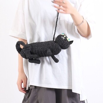 ネコ型 ショルダーバッグ かごバッグ カゴバッグ COOCO クーコ 送料無料 即日発送-10