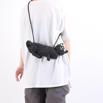 ネコ型 ショルダーバッグ かごバッグ カゴバッグ COOCO クーコ 送料無料 即日発送-11