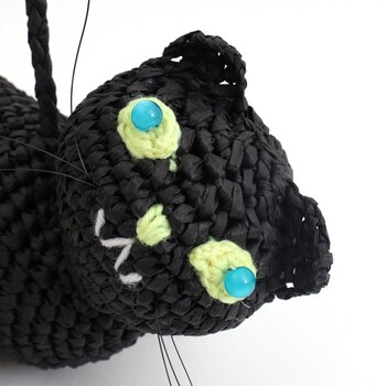 ネコ型 ショルダーバッグ かごバッグ カゴバッグ COOCO クーコ 送料無料 即日発送-4