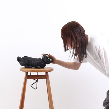 ネコ型 ショルダーバッグ かごバッグ カゴバッグ COOCO クーコ 送料無料 即日発送-8