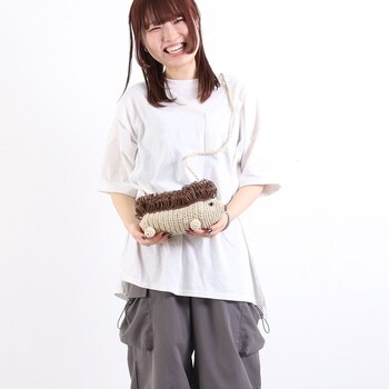 ハリネズミ ショルダーバッグ カゴバッグ かごバッグ COOCO クーコ 送料無料 即日発送-9