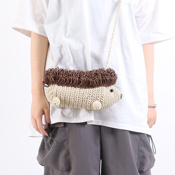 ハリネズミ ショルダーバッグ カゴバッグ かごバッグ COOCO クーコ 送料無料 即日発送-12