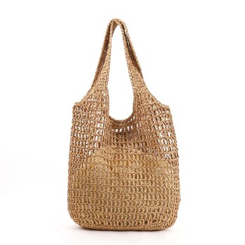 透かし編み刺繍入カゴバッグ A4対応　COOCO クーコ SMILEY 送料無料 即日発送-11