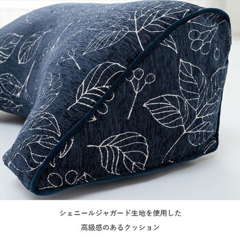 クッション 寄りかかり 日本製 洗える 背もたれ ボタニカル ブラン よりかかり 約55×35×25cm 送料無料-1