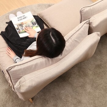 ソファー ダブルクッション座椅子 フィット2 2P 2色展開 送料無料-12