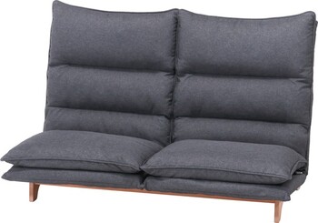 ソファー ダブルクッション座椅子 フィット2 2P 2色展開 送料無料-1