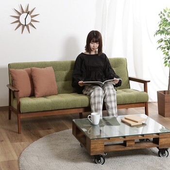 ソファー ファブリックソファー フレンズGR 3P 846 送料無料-6