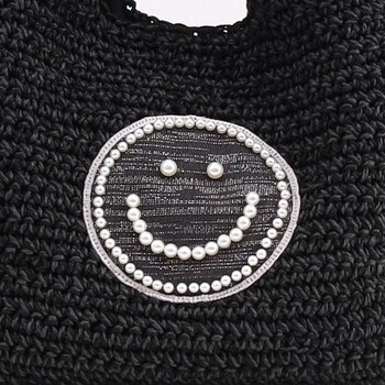 フリルハンドルxパール刺繍ワンショルダーバッグ サマーバッグ 2026新作 COOCO SMILEY 送料無料-3