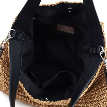 ペーパー2WAY カゴバッグ かごバッグ A4 A4収納可能 2026新作 COOCO 送料無料 即日発送-12