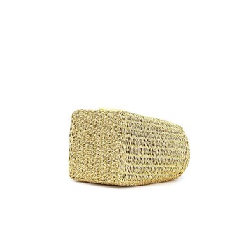 タッセル付メタリックフィルム 2WAY カゴバッグ かごバッグ ショルダー 2026新作 COOCO 送料無料 即日発送-10