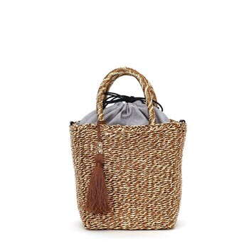 タッセル付メタリックフィルム 2WAY カゴバッグ かごバッグ ショルダー 2026新作 COOCO 送料無料 即日発送-11