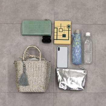 タッセル付メタリックフィルム 2WAY カゴバッグ かごバッグ ショルダー 2026新作 COOCO 送料無料 即日発送-4