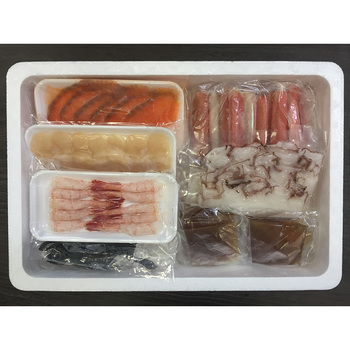 北海道 海鮮しゃぶしゃぶセット 生ずわいがに棒ポーション×1 たこスライス×3 生甘海老 尾付むき海老 10本×3等13点 送料無料-2