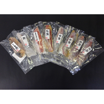 漬け魚切身詰合せ 秋鮭甘味噌漬切身×2 秋鮭粕漬切身×1 秋鮭西京漬切身×1 真鱈粕漬切身×1 等8点 送料無料-1