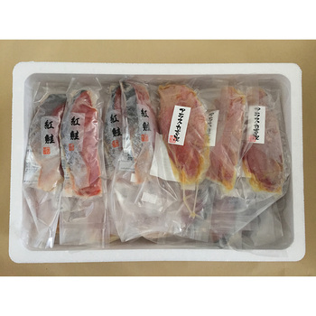 粕漬 西京漬切身詰合せ 紅鮭粕漬切身×7枚 銀鱈粕漬切身×7枚 キングサーモン西京漬切身×7枚等28点 送料無料-2