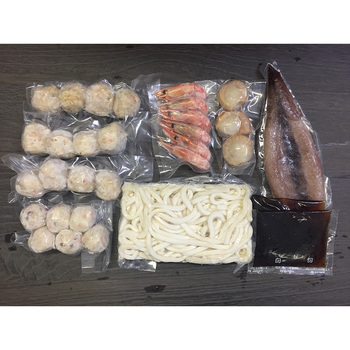 海鮮つみれ鍋 かに入つみれ×4個 えび入つみれ×4個 とりごぼうつみれ×4個 たこ入つみれ×6個 ボイル海老等29点 送料無料-1