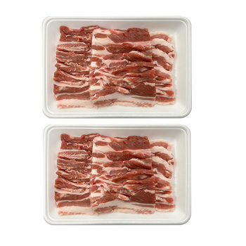山形 天元豚 ばら焼肉用500g×2 冷凍 豚肉 国産 送料無料-1