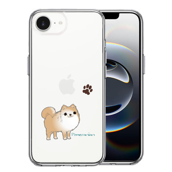 iPhone17e iPhone16e ケース クリア ポメラニアン 2 スマホケース 側面ソフト 背面ハード ハイブリッド  送料無料-0