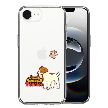 iPhone17e iPhone16e ケース クリア ジャックラッセルテリア 2 スマホケース 側面ソフト 背面ハード ハイブリッド  送料無料-0