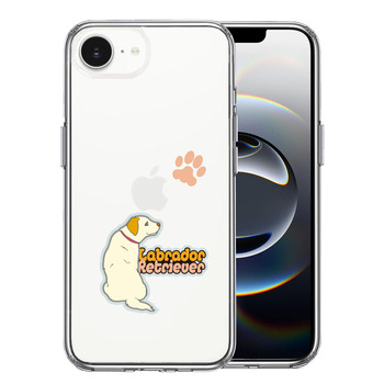 iPhone17e iPhone16e ケース クリア ラブラドールレトリバー2 スマホケース 側面ソフト 背面ハード ハイブリッド  送料無料-0
