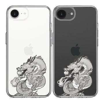 iPhone17e iPhone16e ケース クリア 龍 4 スマホケース 側面ソフト 背面ハード ハイブリッド  送料無料-1