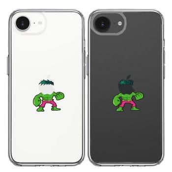 iPhone17e iPhone16e ケース クリア 映画パロディ 超人 スマホケース 側面ソフト 背面ハード ハイブリッド  送料無料-1