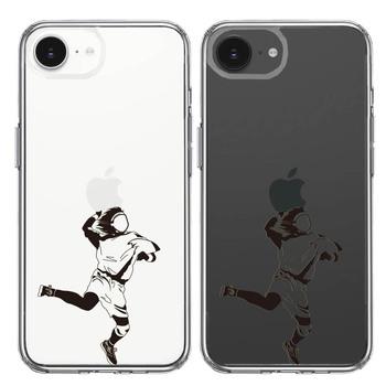 iPhone17e iPhone16e ケース クリア ハンドボール スマホケース 側面ソフト 背面ハード ハイブリッド  送料無料-1