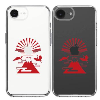 iPhone17e iPhone16e ケース クリア 富士山 初日の出 スマホケース 側面ソフト 背面ハード ハイブリッド  送料無料-1