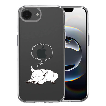 iPhone17e iPhone16e ケース クリア 柴犬 スマホケース 側面ソフト 背面ハード ハイブリッド  送料無料-0