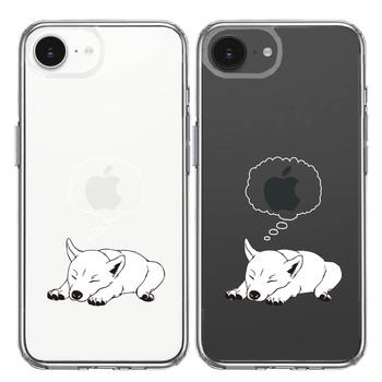 iPhone17e iPhone16e ケース クリア 柴犬 スマホケース 側面ソフト 背面ハード ハイブリッド  送料無料-1