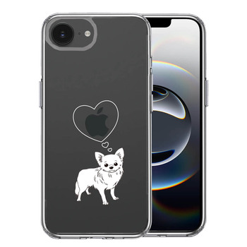 iPhone17e iPhone16e ケース クリア チワワ スマホケース 側面ソフト 背面ハード ハイブリッド  送料無料-0