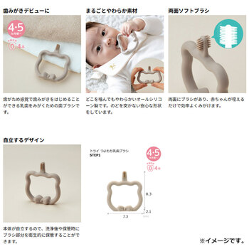 リッチェル トライ つよもち乳歯ブラシ STEP1 1個入 5セット 送料無料-3
