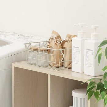 スタッキング ワイヤーバスケット 26x18x10 ×6個セット 送料無料-4