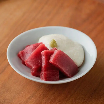 築地ホクエイ×浅草むぎとろ 江戸の本鮪とろろセット B のし対応可 送料無料-1