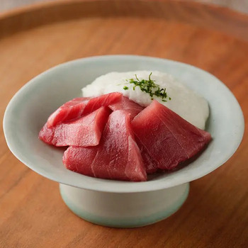築地ホクエイ×浅草むぎとろ 江戸の本鮪とろろセット A のし対応可 送料無料-1
