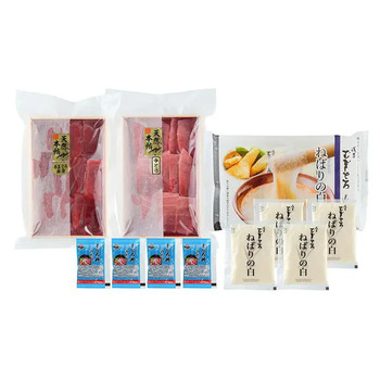 築地ホクエイ×浅草むぎとろ 江戸の本鮪とろろセット A のし対応可 送料無料-2