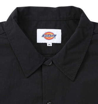 大きいサイズ DICKIES ナイロンタッサー半袖ワークシャツ 2L 3L 4L 5L ブラック ラッピング可 送料無料 即日発送-3
