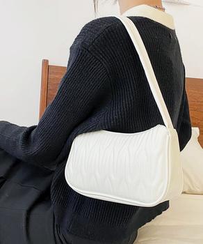ハンドバッグ PUレザー キルティング風 送料無料 即日発送-3
