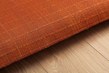 座布団 い草 約55×55cm2P 同色2枚組 日本製 抗菌防臭 湿度調整 蒸れにくい 涼しい モダン 大紬 千鳥座布団 送料無料-17