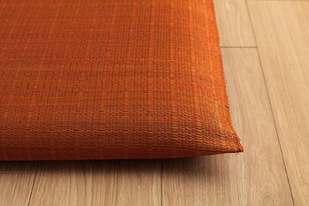 座布団 い草 約55×55cm2P 同色2枚組 日本製 抗菌防臭 湿度調整 蒸れにくい 涼しい モダン 大紬 千鳥座布団 送料無料-18