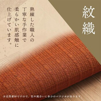 座布団 い草 約55×55cm2P 同色2枚組 日本製 抗菌防臭 湿度調整 蒸れにくい 涼しい モダン 大紬 千鳥座布団 送料無料-5