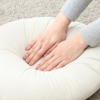 ふんわり沈む 冷感丸クッション φ40 ×4個セット 送料無料-5