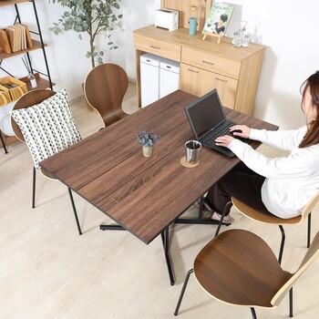両バタマルチテーブルW120 ターニップ 送料無料-12