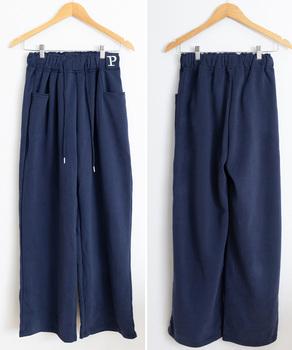 スウェットパンツ レディースワイドパンツ　ハイウエストイージーパンツ 着やせボトムス 送料無料 即日発送-7