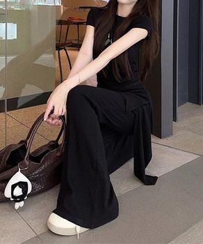 半袖Tシャツ スカート付パンツ上下セット 送料無料 即日発送-3